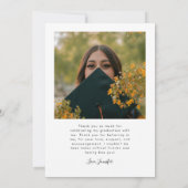 Bright Future Stars Multi Photo White Grad Ankündigung (Rückseite)