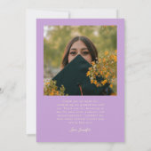 Bright Future Stars Multi Photo Wisteria Grad Ankündigung (Rückseite)