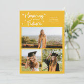 Bright Future Stars Multi Photo Yellow Grad Ankündigung (Stehend Vorderseite)