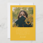 Bright Future Stars Multi Photo Yellow Grad Ankündigung (Rückseite)