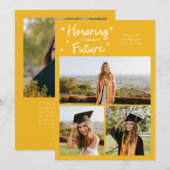 Bright Future Stars Multi Photo Yellow Grad Ankündigung (Vorne/Hinten)