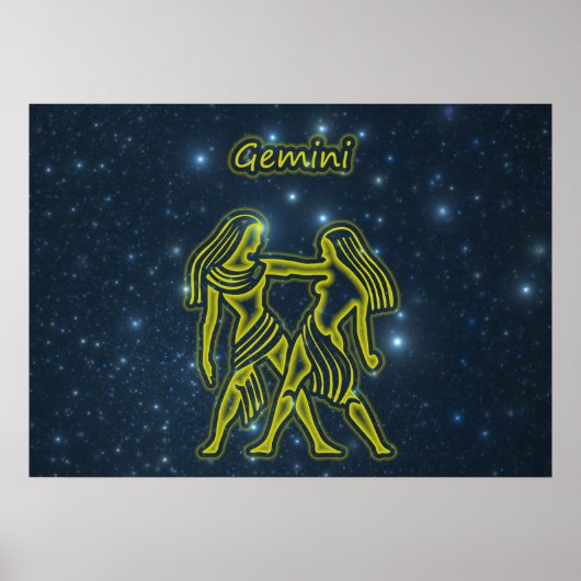 Bright Gemini Poster (Vorne)