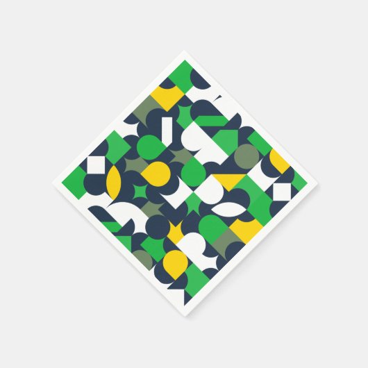 Bright Geo Serviette (Ecke)