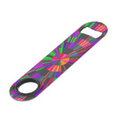 Bright Geometric Bar Key Speed Bottle Opener (Rückseite Schrägansicht)