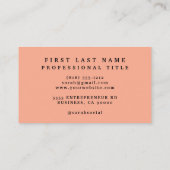 Bright Gerbera Daisies Blume Business Cards Visitenkarte (Rückseite)