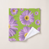Bright Gerbera Daisy Pattern Badhandtuch Set (Waschlappen)