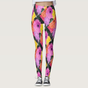 BRIGHT GERBERS   LEGGINGS