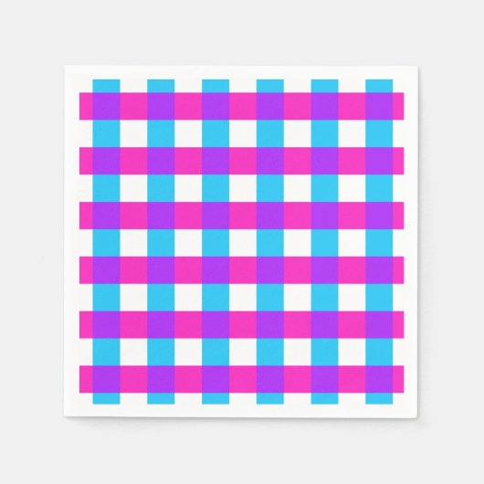 Bright Gingham Napkins Serviette (Vorderseite)
