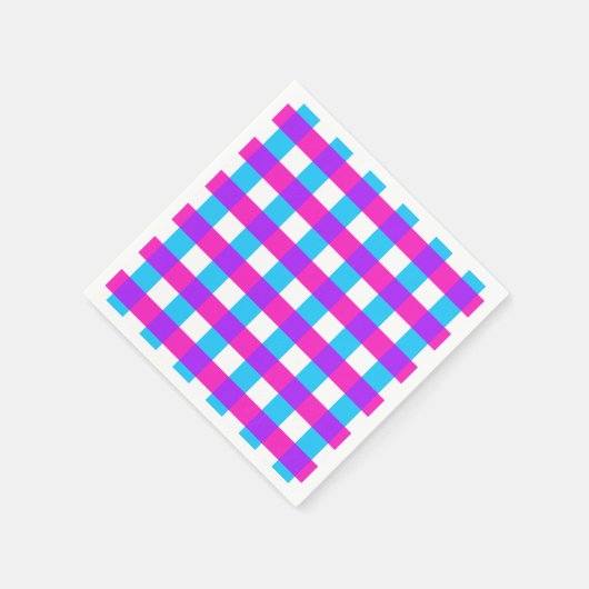 Bright Gingham Napkins Serviette (Ecke)