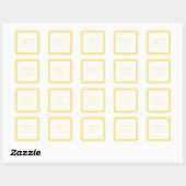 Bright Gingham Personalisiert Gift Stickers (Blatt)