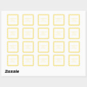 Bright Gingham Personalisiert Gift Stickers (Blatt)