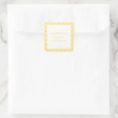 Bright Gingham Personalisiert Gift Stickers (Tasche)