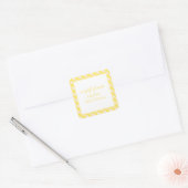 Bright Gingham Personalisiert Gift Stickers (Umschlag)