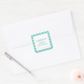 Bright Gingham Personalisiert Gift Stickers (Umschlag)