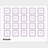Bright Gingham Personalisiert Gift Stickers (Blatt)