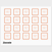 Bright Gingham Personalisiert Gift Stickers (Blatt)
