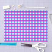 Bright Gingham Tissue Paper Seidenpapier (Handwerk)