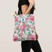 Bright Girl Pink Blume Muster Tasche (Von Nahem)