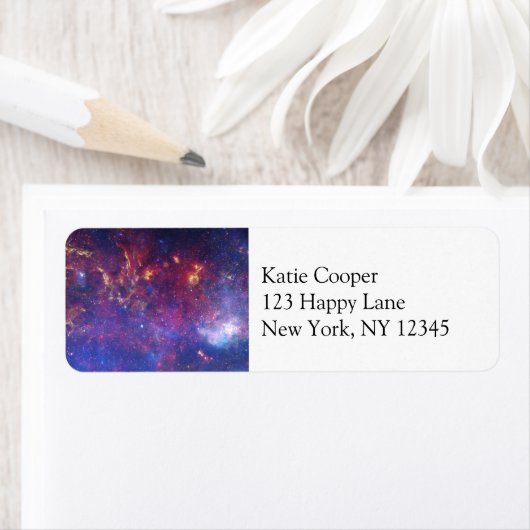 Bright Glowing Galaxy in Outer Space (Insitu)