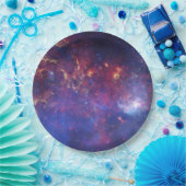 Bright Glowing Galaxy in Outer Space Pappteller (Party)
