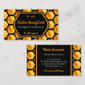 Bright Gold Pureraw Farm Glitz Honeycomb Visitenkarte (Vorne/Hinten)