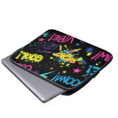 Bright Graffiti von Natasha Us Laptopschutzhülle (Vorne Knopf)