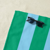 Bright Green and Blue Stripes | Ciao Bella Strandtuch (Beispiel)