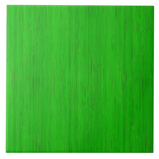 Bright Green Bamboo Holz Grain Look Fliese (Vorderseite)