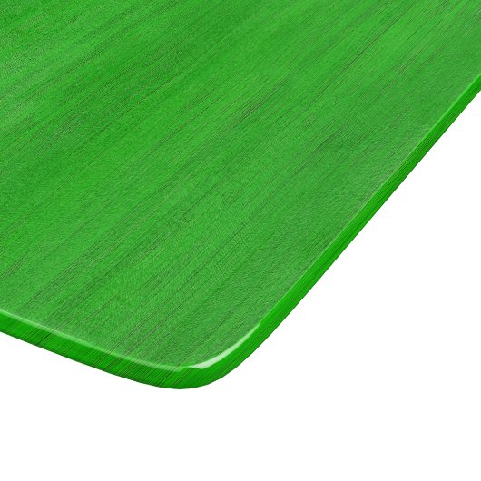 Bright Green Bamboo Holz Grain Look Schneidebrett (Ecke)