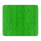 Bright Green Bamboo Holz Grain Look Schneidebrett (Vorderseite)