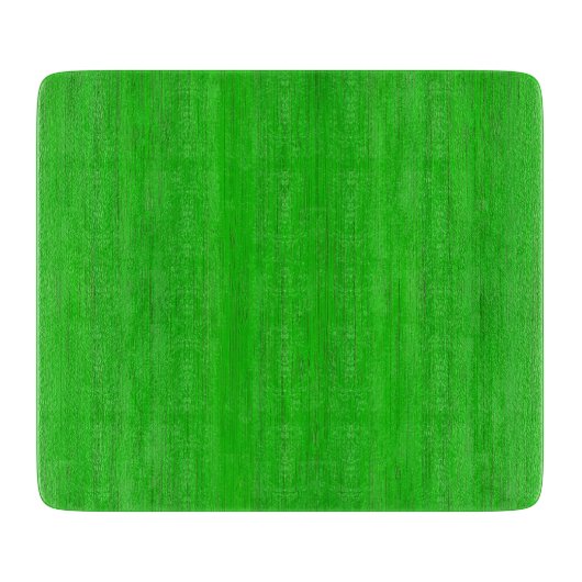 Bright Green Bamboo Holz Grain Look Schneidebrett (Vorderseite)
