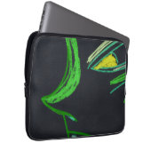 Bright Green Character Electronics Bag Laptopschutzhülle (Vorne Rechts)