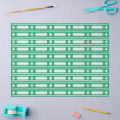 Bright Green Dot Border Decoupage Paper Seidenpapier (Basteln)
