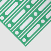 Bright Green Dot Border Decoupage Paper Seidenpapier (Detail)