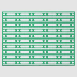 Bright Green Dot Border Decoupage Paper Seidenpapier