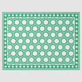 Bright Green Geometric Bone Inlay Decoupage Paper Seidenpapier (Vorderseite)