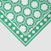 Bright Green Modern Bone Inlay Decoupage Paper Seidenpapier (Detail)