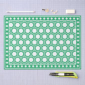 Bright Green Modern Bone Inlay Decoupage Paper Seidenpapier (Handwerk)