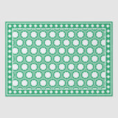 Bright Green Modern Bone Inlay Decoupage Paper Seidenpapier (Vorderseite)