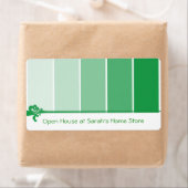 Bright Green Paint Samples (Insitu)