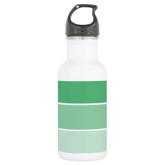 Bright Green Paint Samples Edelstahlflasche (Vorderseite)