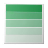 Bright Green Paint Samples Fliese (Vorderseite)