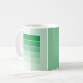 Bright Green Paint Samples Kaffeetasse (Vorderseite Links)