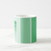 Bright Green Paint Samples Kaffeetasse (Mittel)