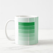 Bright Green Paint Samples Kaffeetasse (Links)