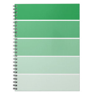 Bright Green Paint Samples Notizblock