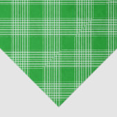Bright Green Plaid Checked Pattern Seidenpapier (Ausschnitt)