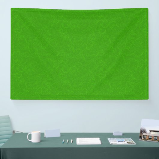 Bright green textured surface swirling pattern banner (Messe)