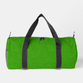 Bright green textured surface  swirling pattern duffle bag (Rückseite)