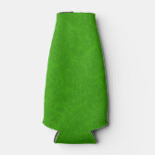 Bright green textured surface  swirling pattern flaschenkühler (Vorderseite)